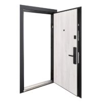 Stella crna sigurnosna vrata sa pametnom bravom – otvorena vrata