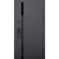 Stella crna sigurnosna vrata sa pametnom bravom – spoljna strana