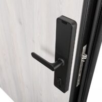 Stella crna sigurnosna vrata sa pametnom bravom – unutrašnja kvaka