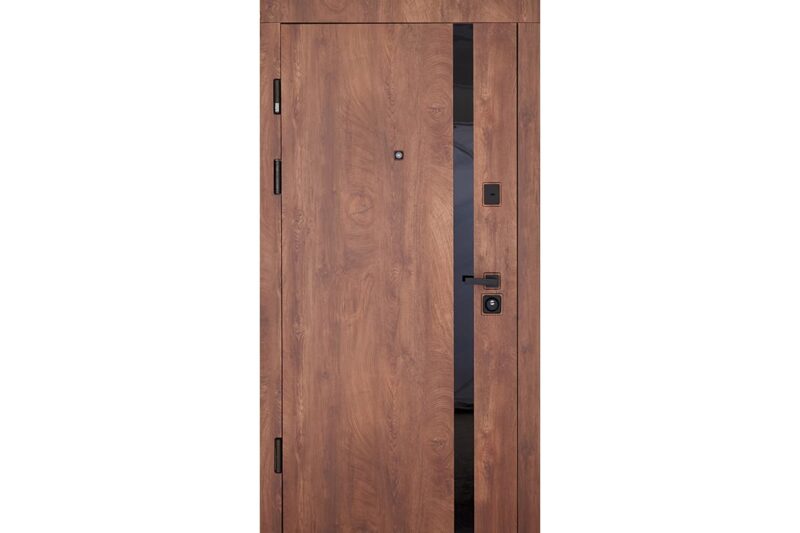 Stella sigurnosna vrata dekor drveta orah – spoljašnji izgled